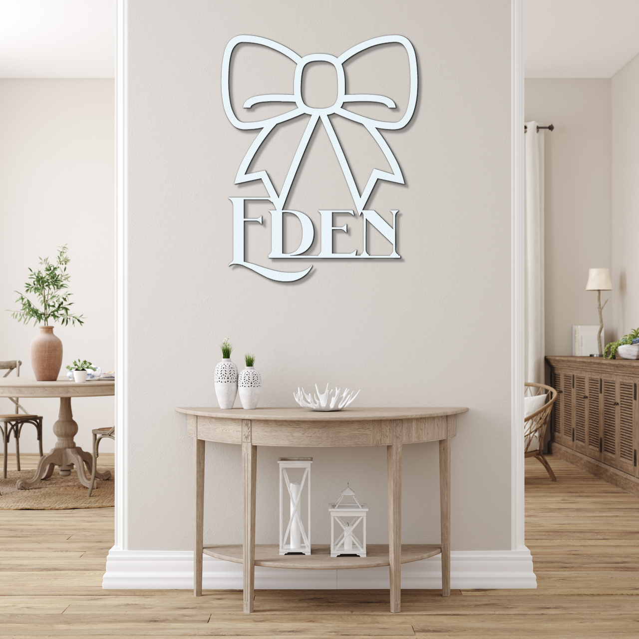 Bow Metal Sign