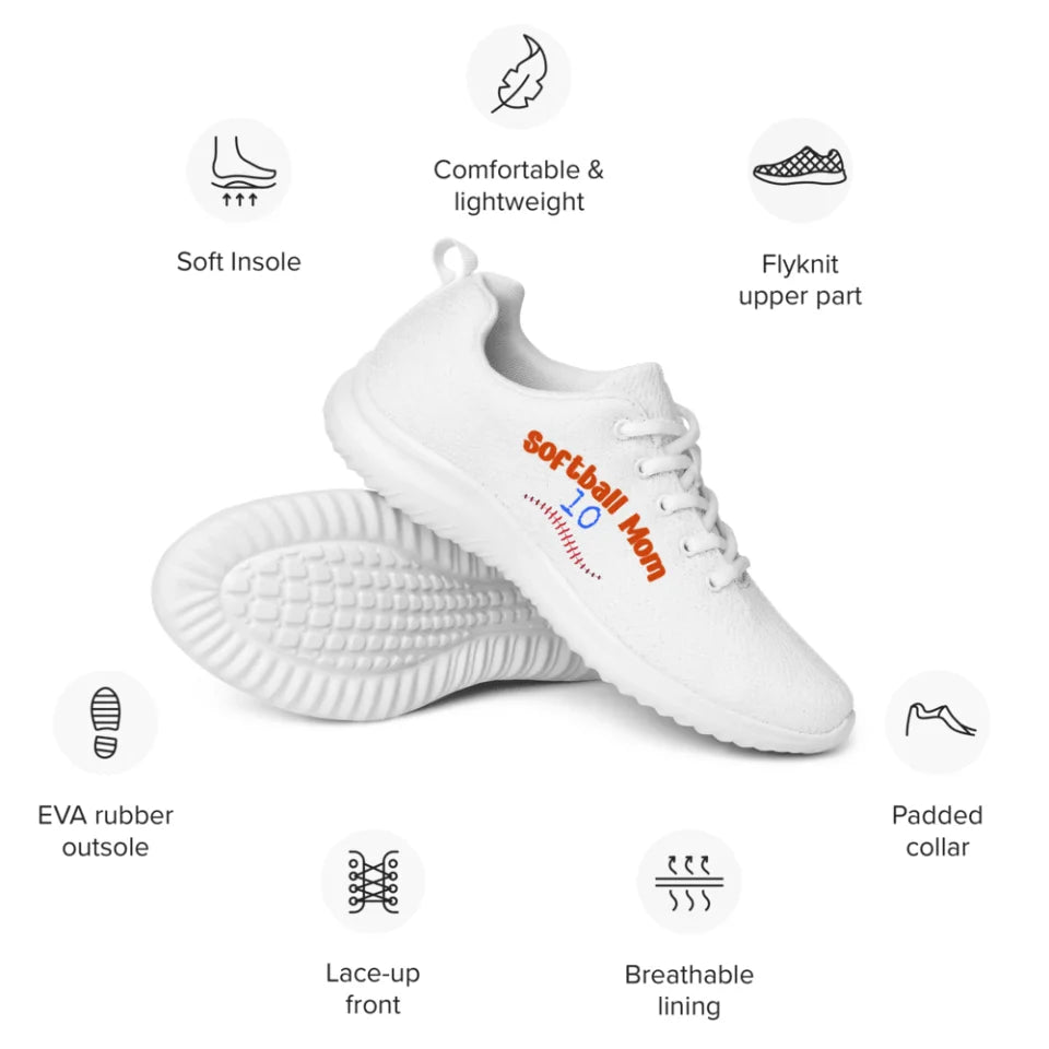 Baseball Mom Shoes with Name