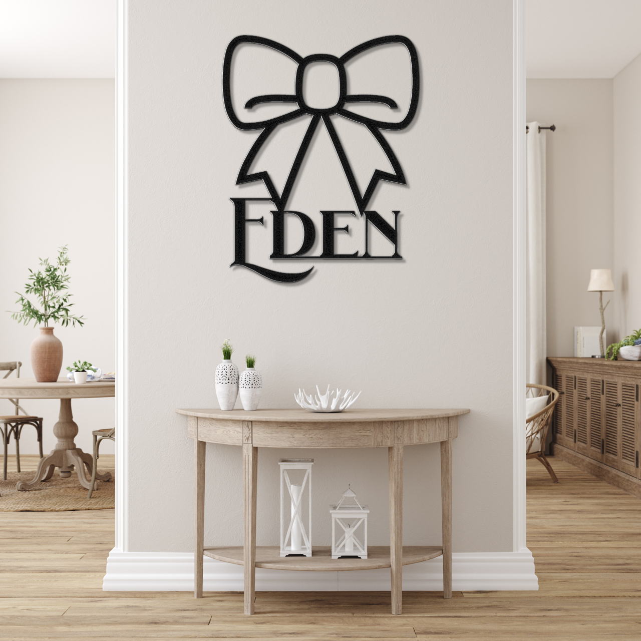 Bow Metal Sign