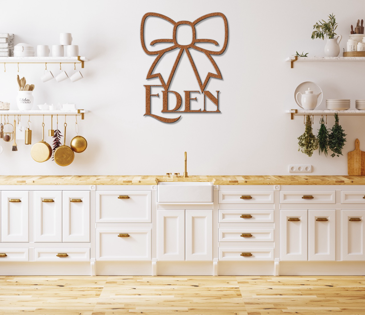 Bow Metal Sign