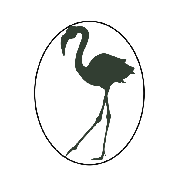 Elegant Flamingo Metal Art