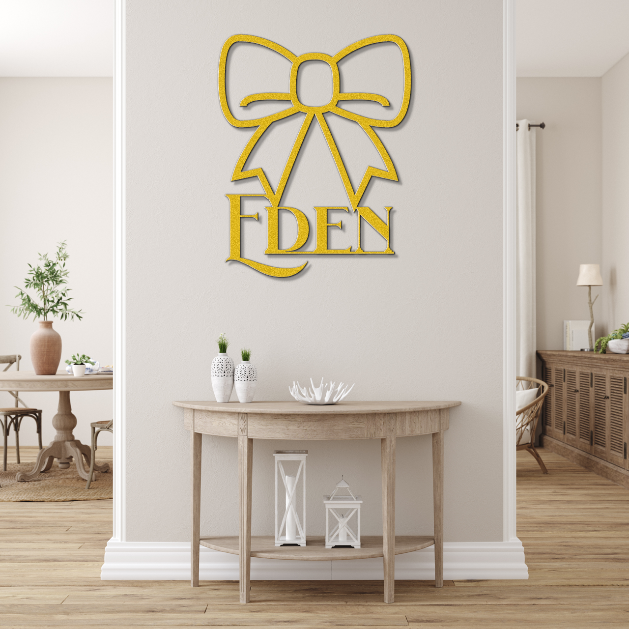 Bow Metal Sign
