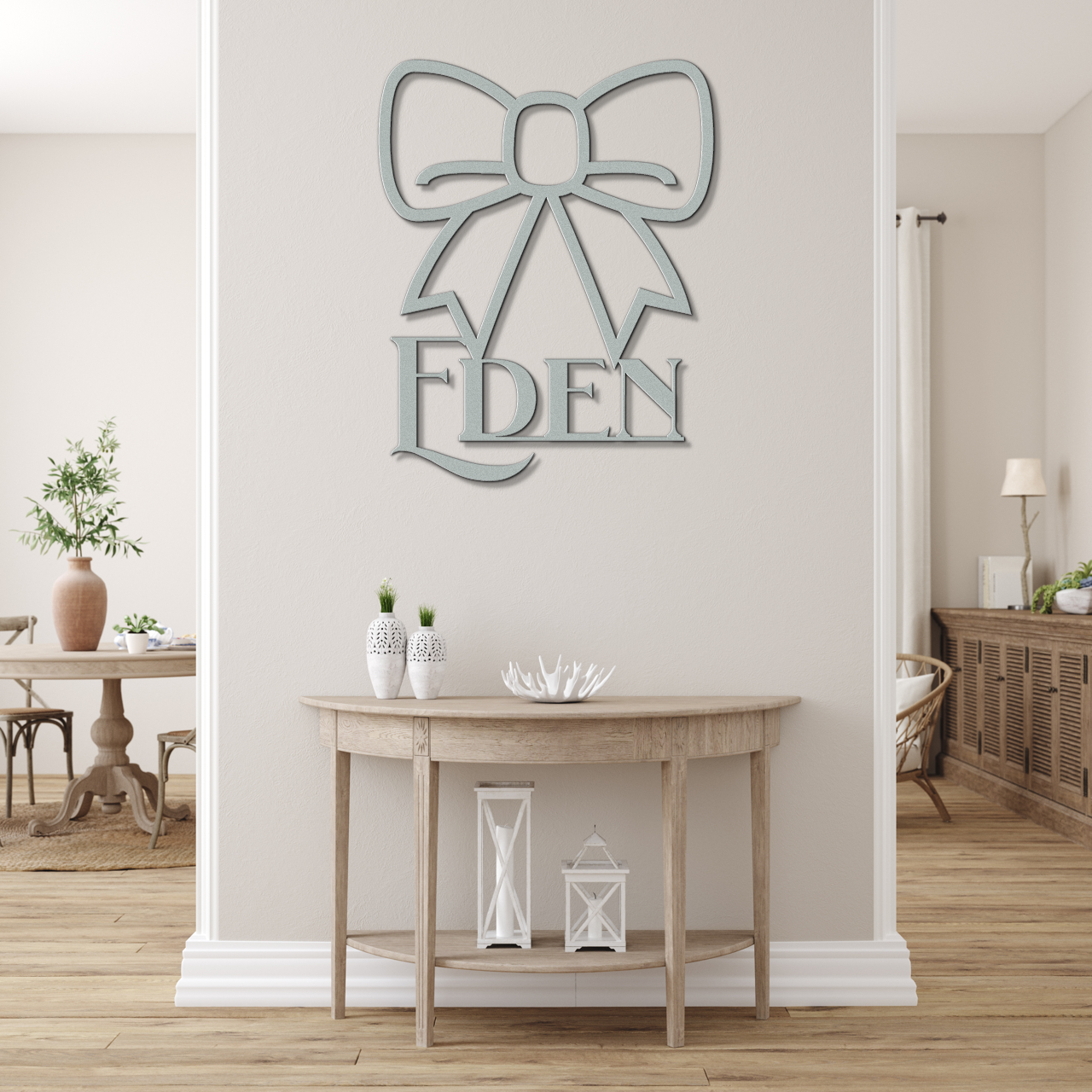 Bow Metal Sign