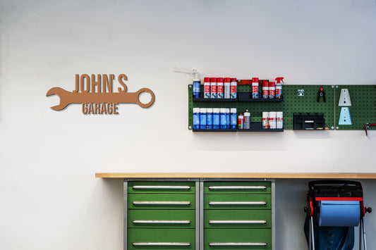 Custom Metal Garage/Workshop Sign