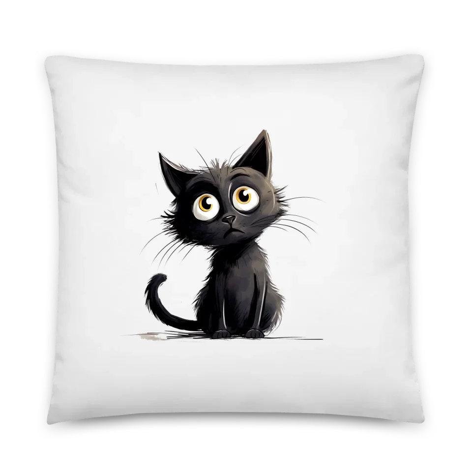 Funny Cat Pillow 4