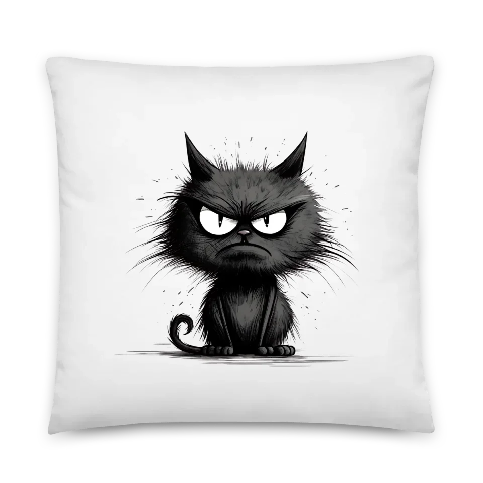 Funny Cat Pillow 1