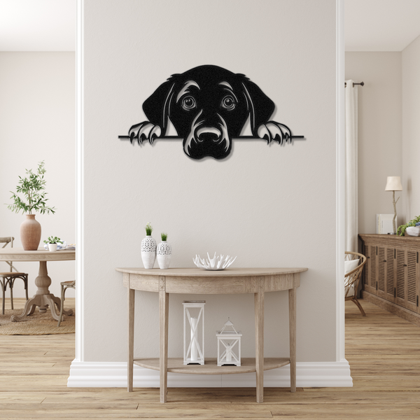Labrador Retriever Metal Art