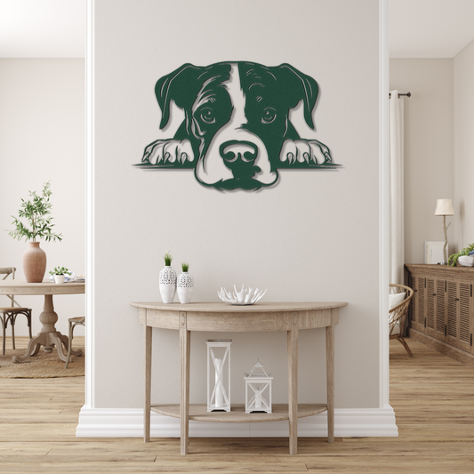 Charming Staffy Wall Decor