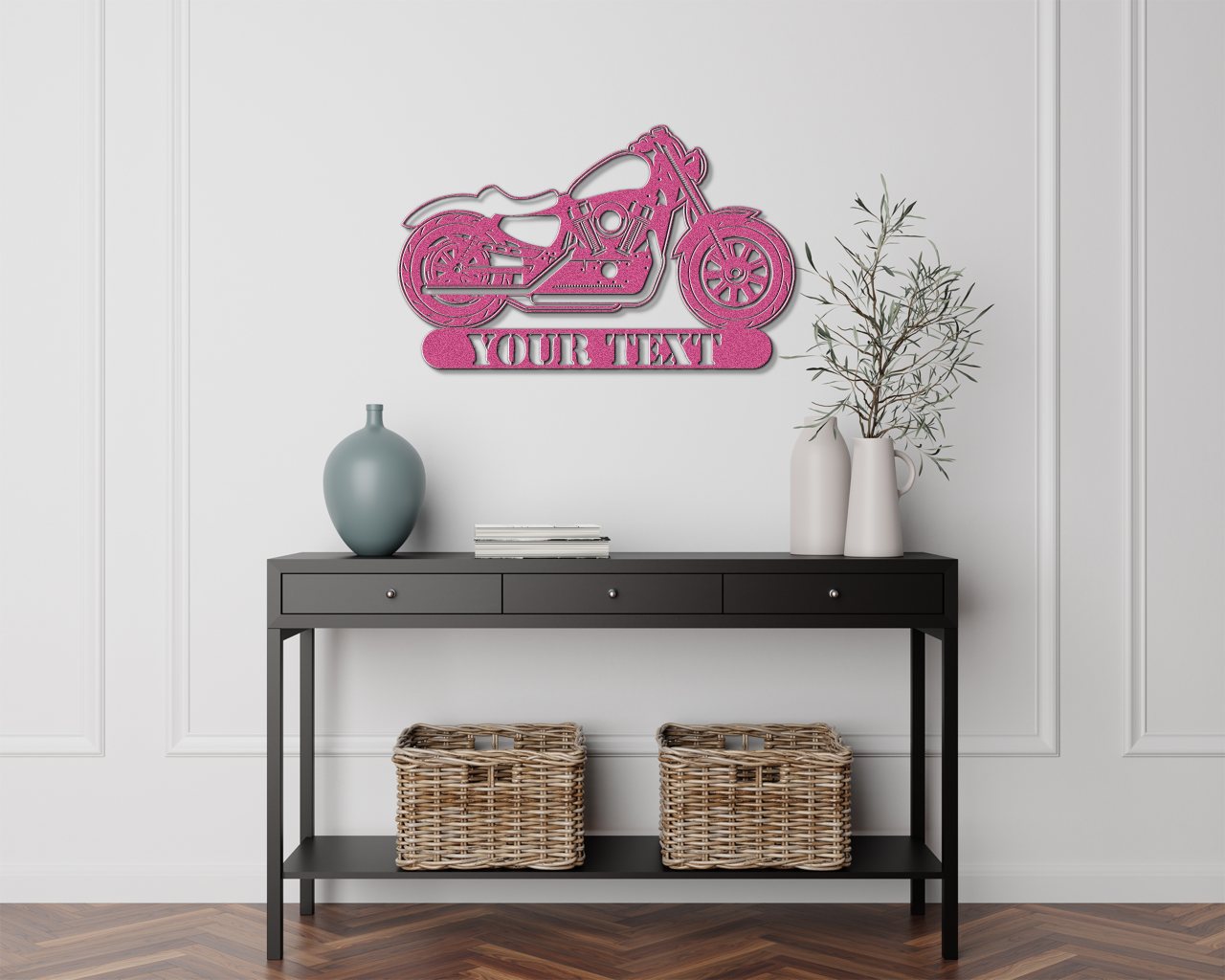 Custom Biker Name Wall Art