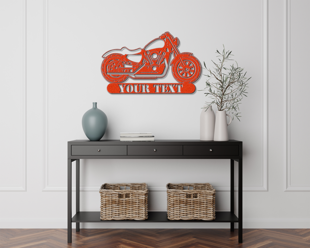 Custom Biker Name Wall Art
