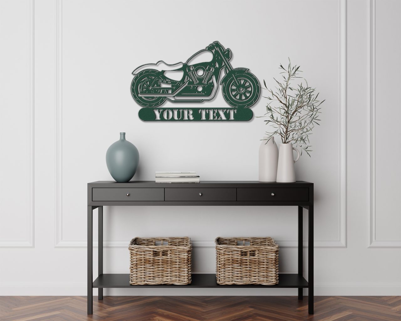 Custom Biker Name Wall Art