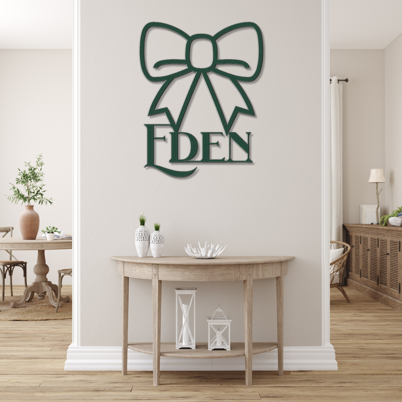 Bow Metal Sign