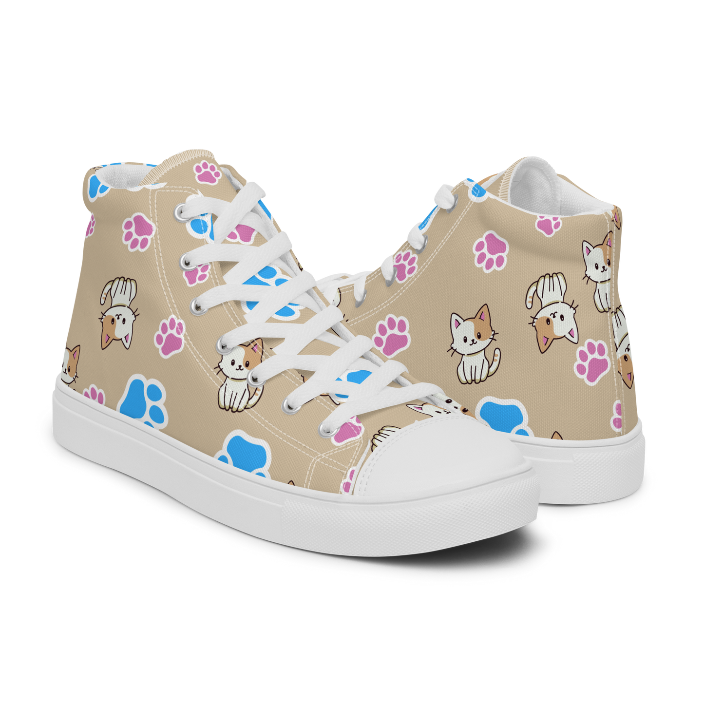Women’s Cat Lady High Top Canvas Shoes